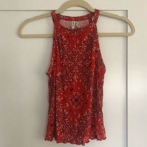 COPY - High neck fashion top- size medium